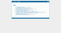Desktop Screenshot of items.sjbach.com